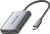 Vention Adattatore da USB-C a doppio HDMI MST 0,15 m Grigio Anteprima dell’immagine prodotto 2