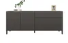 Sideboard "Sophia" 152 cm mit Metallfüßen schwarz-matt Produktbild-Vorschau 2