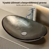 Umývadlo Puluomis, skleněné, nástavné, oválné, s kohoutkem Náhled obrázku produktu 10