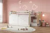 Sweiko Lit surélevé pour enfants, lit d'enfant, lit simple, Voir les images du produit 11
