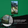 Wanduhr Uhr Wandbild Leinwand 30x60 Ölgemälde Baum Himmel Produktbild-Vorschau 5