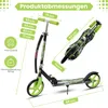 Habib Kickroller mit 205mm XXL Rädern | Klappbar: Grün Produktbild-Vorschau 8