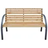 Panchina da giardino 112 cm in legno massiccio di abete Anteprima dell’immagine prodotto 1