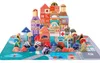 Cubes en bois avec tampon Happy City 115 pcs Voir les images du produit 1