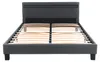 HOME DELUXE - LED Bett ASTRO -  Dunkelgrau, 140 x 200 cm - Produktbild-Vorschau 1
