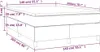 vidaXL Boxspringbed met matras, zwart, 140x200 cm, fluweel Productafbeelding-voorbeeld 7