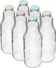 6x 1L Glasflaschen mit Metalldeckel – Saft- und Produktbild-Vorschau 7