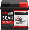 Langzeit AGM+ Batterie 50Ah 12V Start-Stop Autobatterie Produktbild-Vorschau 4