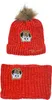 Minnie Mouse Mädchen Kinder Winter Strick Set 2 tlg. Mütze Produktbild-Vorschau 1