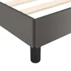 The Living Store Bettgestell mit Kopfteil Grau 120x190 cm Produktbild-Vorschau 7