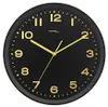 Technoline Funkwanduhr Gold/Schwarz 30cm Ø Kunststoff Produktbild-Vorschau 2