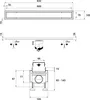 Aquabad SDS Pro Duschrinne 60cm mit Blende: Bord, Ablauf Produktbild-Vorschau 6