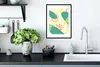 MuchoWow® Gerahmtes Poster Sommer - Blätter - Tropfen 30x40 Produktbild-Vorschau 4