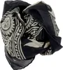 Baumwolltuch Sonne schwarz beige 100x100cm leichtes Produktbild-Vorschau 3