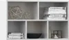 vidaXL Knihovna/bočník bílá 50x25x80 cm Materiál na bázi Náhled obrázku produktu 8