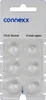 Connexx Click 4 Mm Open Dome, 6-Pack Blister, White, Produktbild-Vorschau 2