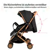 Buggy Kinderwagen zusammenklappbar verstellbare Rückenlehne Produktbild-Vorschau 4