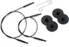 A set of knitting needles and accessories laid out on a white background. Produktbild-Vorschau