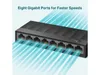 TP-Link LS1008G, Nespravované, Gigabit Ethernet Náhľad obrázku produktu 4