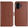 Selencia Echtleder Klapphülle iPhone 16 - lichtbruin Produktbild-Vorschau 1