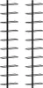 Two black metal wine racks are shown side-by-side against a white background. Produktbild-Vorschau