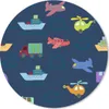 MuchoWow® Mauspad Mousepad Muster - Flugzeug - Boot - Produktbild-Vorschau 1