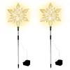 LED Gartenstecker Stern 2er Set mit Timer - 66 x 23 cm - Produktbild-Vorschau 1