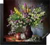 KitchenYeah© Herdabdeckplatte Blumen - Tisch - Stilleben - Produktbild-Vorschau 1