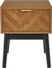 HowHomely | Nachttisch - 50 cm - Holzdekor - Beige Produktbild-Vorschau 5
