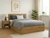 Postel SOFIA 140x200, dub artisan, lamel. rošt, bez matrace Náhled obrázku produktu 6