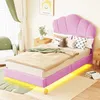okwish Polsterbett Plattformbett 90×200 cm mit Lattenrost, Produktbild-Vorschau 1
