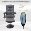 Masážní křeslo HOMCOM s podnožkou, relaxační křeslo s Náhled obrázku produktu 4