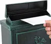 vidaXL Wandmontierter Briefkasten Grün 29 x 13 x 41 cm Produktbild-Vorschau 3