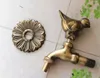 Garten Wasserhahn Gartenhahn Zapfhahn Spatz Gold Messing Produktbild-Vorschau 3