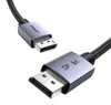 Kabel przewód DisplayPort 1.4 1m - czarny Podgląd zdjęcia produktu 3