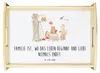 Mr. & Mrs. Panda tablett holz Waldtiere Picknick - Weiß - Produktbild-Vorschau 1