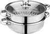 Vaporiera in acciaio inox, 28 cm - Vaporiera a 2 strati per Anteprima dell’immagine prodotto 1