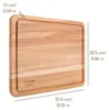 Creative Home Houten snijplank, 30,5 x 22,5 cm, Natuurlijk Productafbeelding-voorbeeld 3