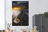 MuchoWow® Poster Sonnenuntergang - Wolken - Holz 120x180 cm Produktbild-Vorschau 2