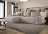 Ecksofa Schlafsofa Sofa WALKEN Stoff Aragon Hellgrau Produktbild-Vorschau 1