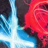 Gaming Teppich mit neonfarbigen Symbolen auf schwarzem Produktbild-Vorschau 4