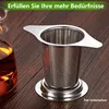 Teesieb, 2er-Pack (mit Deckel), 304 Edelstahl Teezubehör Produktbild-Vorschau 7