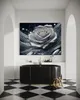 Quadro su tela Fiori di rosa argentati 100x70 Feeby Quadro Anteprima dell’immagine prodotto 2