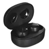 A pair of black wireless earbuds in their open charging case, presented against a white background. Anteprima dell’immagine prodotto