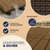DEUBA® WPC Fliesen 30x30 cm Stecksystem Zuschneidbar Produktbild-Vorschau 4