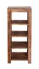Möbilia Regal mit 4 Böden | Mango-Holz massiv | B 44 x T 44 Produktbild-Vorschau 3