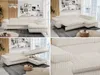 Ecksofa Sofa Beige, Wohnlandschaft L-Form mit Produktbild-Vorschau 2