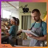 OMNA | Nástenné hodiny s dizajnom šálky na kávu - čierne - Náhľad obrázku produktu 11