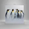 Bild auf Leinwand - Leinwandbild - Pinguine Winter Schnee Produktbild-Vorschau 3