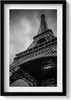 Eiffelturm - Paris, Frankreich– Wandbild mit Rahmen – Produktbild-Vorschau 1